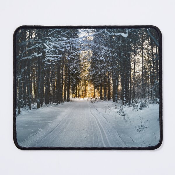Item preview, Beautiful Snowy Road designed and sold by Wild Paws and Pine Co. ©.