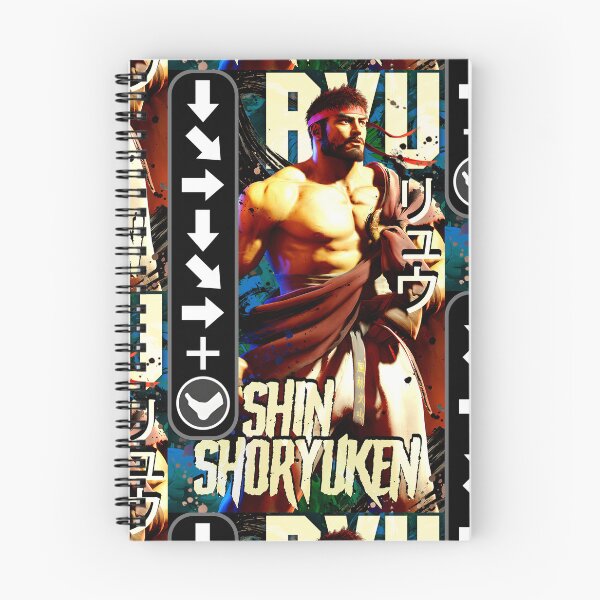 Item preview, Ryu Shin Shoryuken Retro Street Fighter Gaming Art designed and sold by Back2Collage.