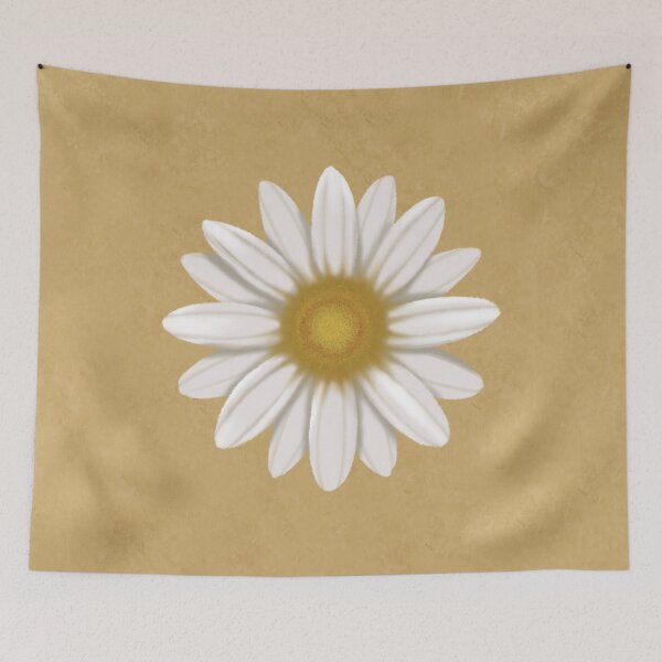 Item preview, Happy Yellow Modern Botanical Hand-Drawn Daisy designed and sold by Ordinary Elevated.