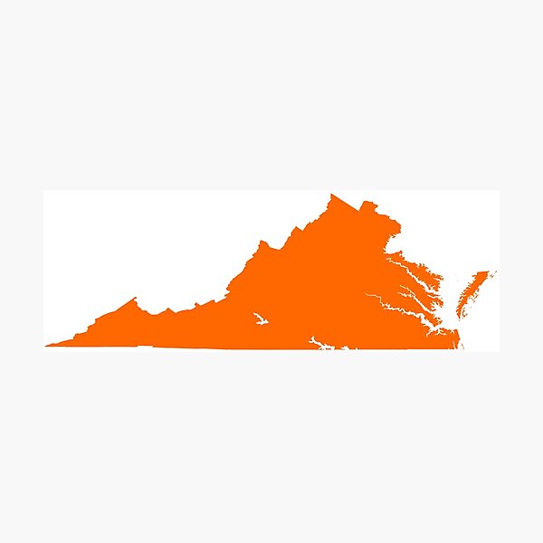 Item preview, Orange Virginia designed and sold by PhilbonianDezin.