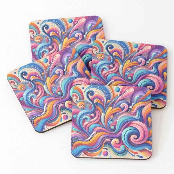 Item preview, Energetic Color Swirl Pattern designed and sold by Porosenok.