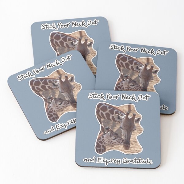 Item preview, Stick Your Neck Out and Express Gratitude designed and sold by FlyfolkDesign.