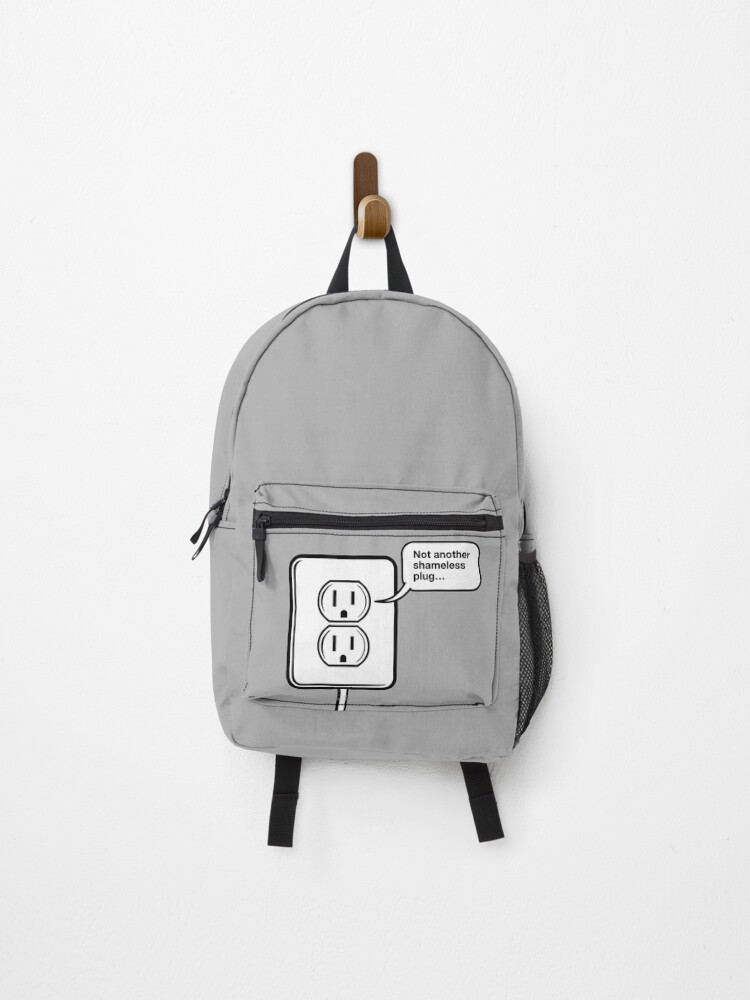 Thumbnail 1 of 3, Backpack, Shameless Plug: Not another Shameless Plug designed and sold by GetContented.