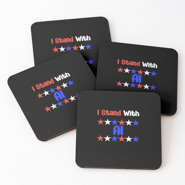 Item preview, I Stand With AI Patriotic Tech Support Design designed and sold by Teacher2Nerds.