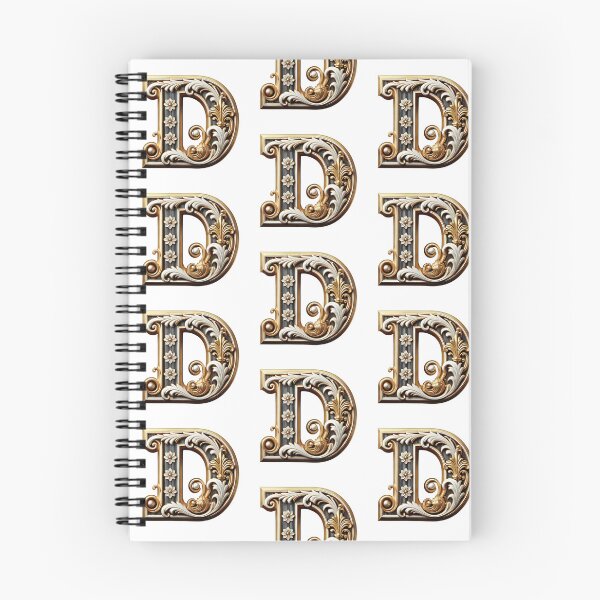 Item preview, Elegant Gold Letter D - Luxurious Monogram Design for a Timeless Touch designed and sold by Blendfactor.