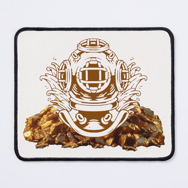 Item preview, Gold Diver; Gold Rush; designed and sold by StickerApe.