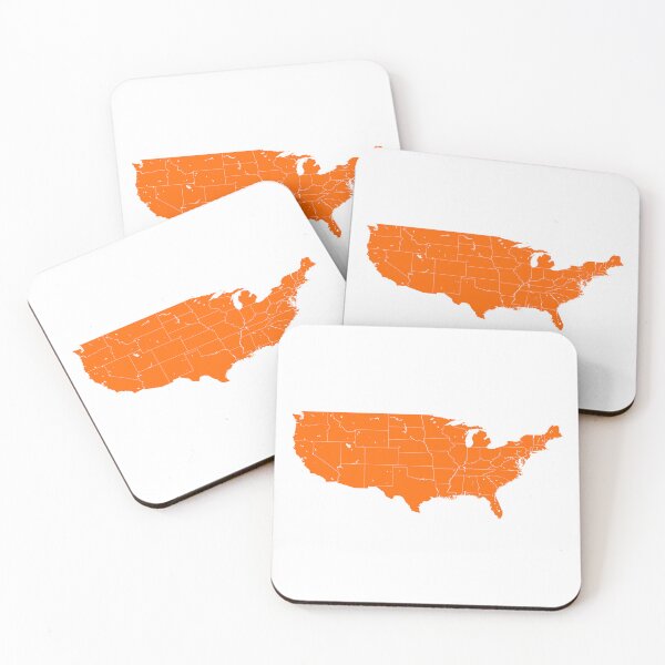 Item preview, Orange Continental United States designed and sold by PhilbonianDezin.
