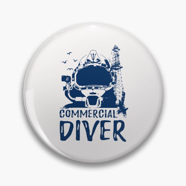 Item preview, Commercial Diver; designed and sold by StickerApe.