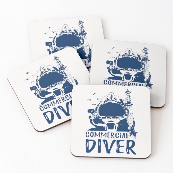 Item preview, Commercial Diver; designed and sold by StickerApe.
