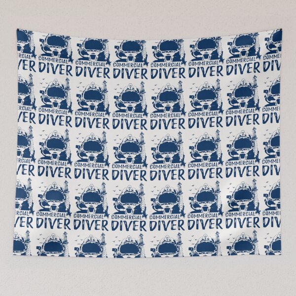 Item preview, Commercial Diver; designed and sold by StickerApe.