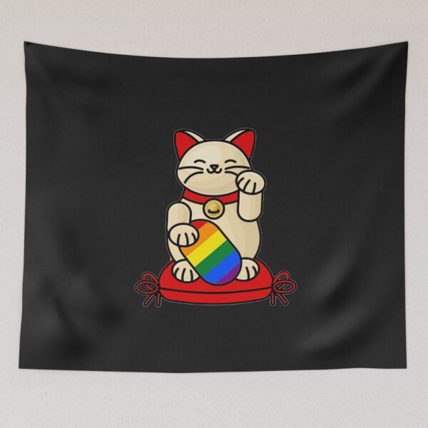 Item preview, Lucky Pride Cat designed and sold by rarebeasts.