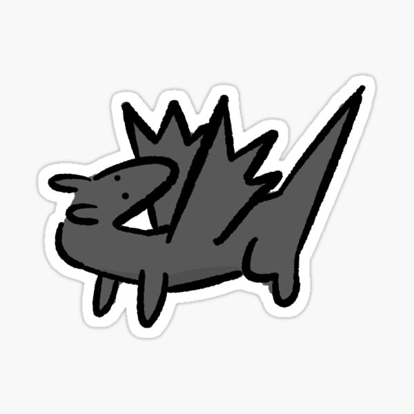 Aperçu de l'œuvre Dragne noir créée et vendue par cozywizardart.