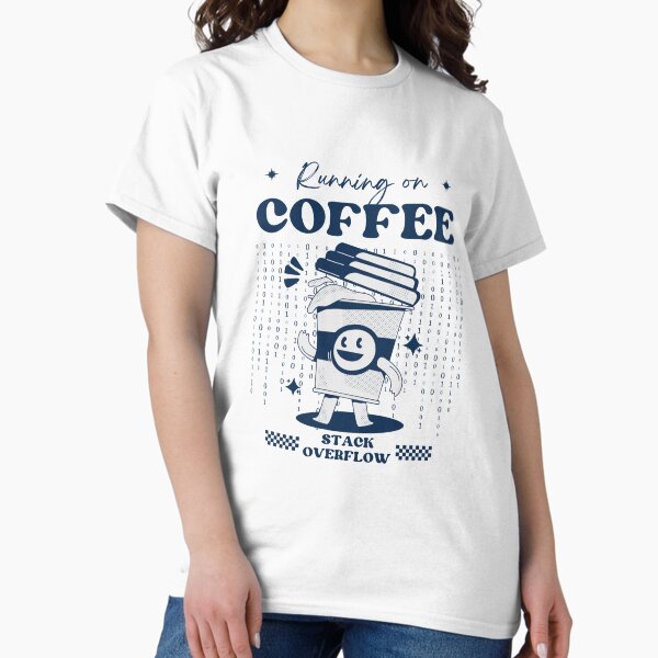 Item preview, Running On Coffee & Stack Overflow App Developer  designed and sold by AHKTeeDesign.