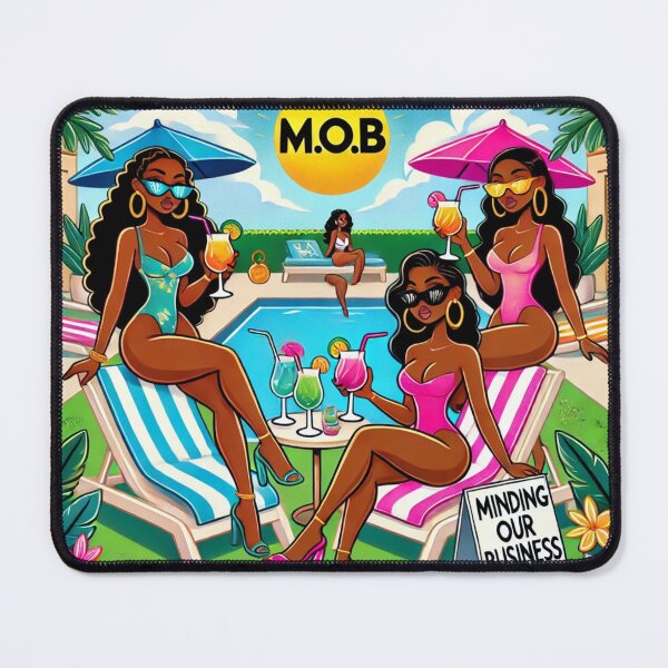 Item preview, Girls by the pool designed and sold by Kimmy and Zamiah Art.