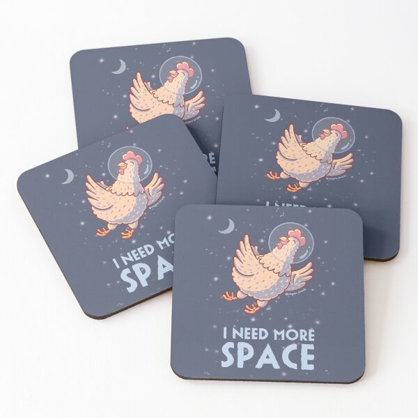 Item preview, Cute Astronaut Chicken - I need more space designed and sold by Frank J. Art.