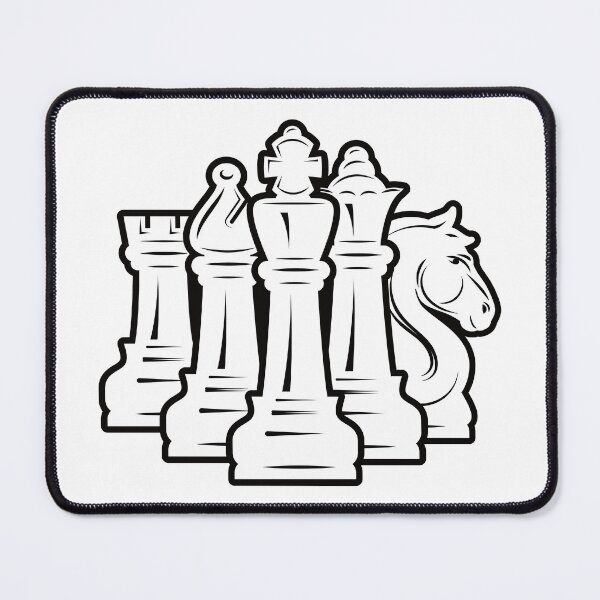 Item preview, White Chess Pieces designed and sold by the-craft-shop.