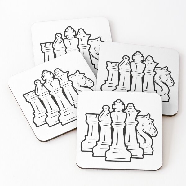 Item preview, White Chess Pieces designed and sold by the-craft-shop.