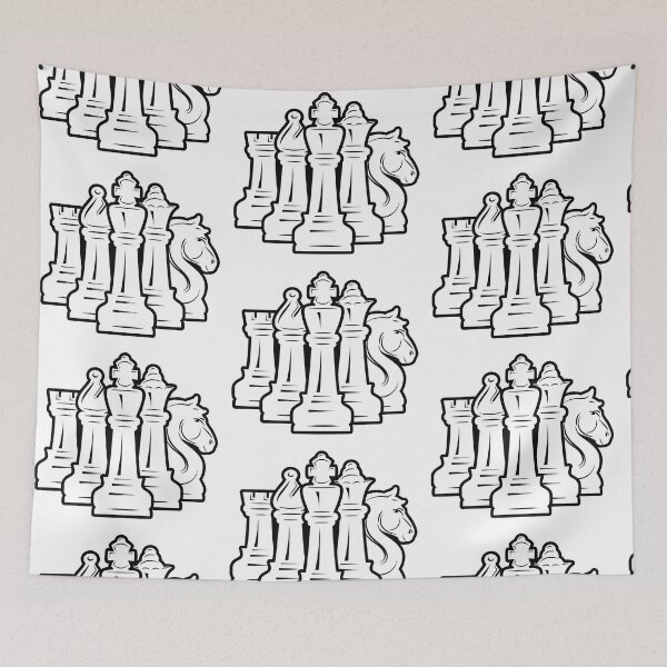 Item preview, White Chess Pieces designed and sold by the-craft-shop.