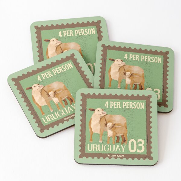Item preview, Uruguayan Cow Stamp designed and sold by thecharmacademy.