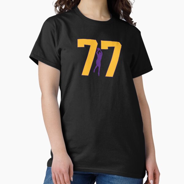 Artikel-Vorschau von Luka Doncic 77 Lakers Basketball-Ikone, designt und verkauft von Bored Imagination .