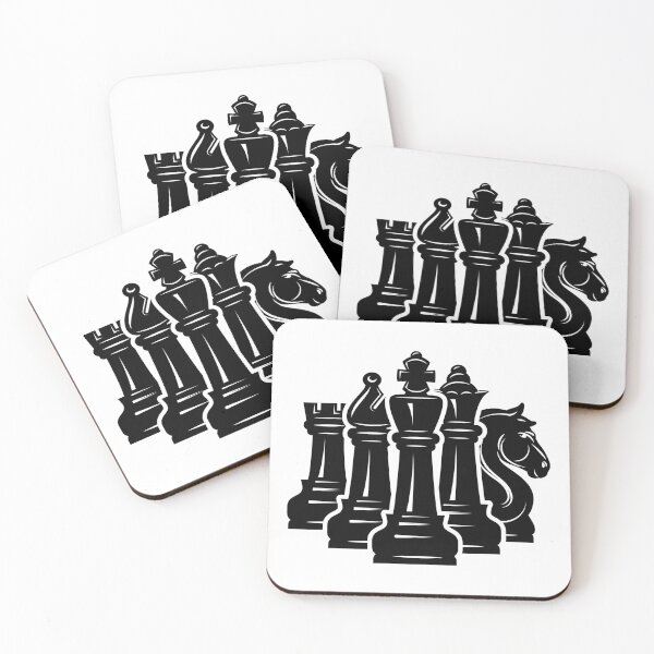 Item preview, Black Chess Pieces designed and sold by the-craft-shop.