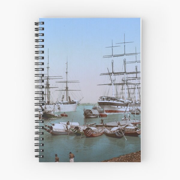 Item preview, Harbour in Calcutta designed and sold by 19th Century in Color.