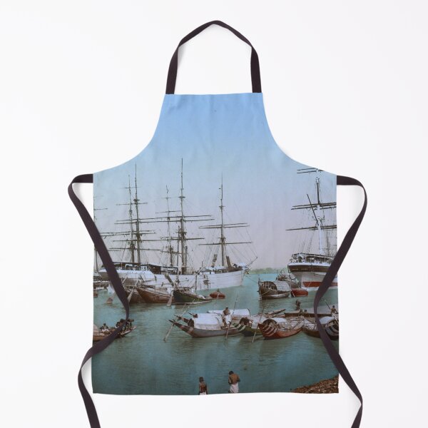 Item preview, Harbour in Calcutta designed and sold by 19th Century in Color.