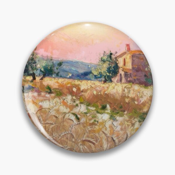 Item preview, Golden Wheat Fields in Provence | French Impressionist Landscape Painting designed and sold by CARRAANN.