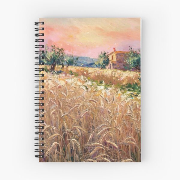 Item preview, Golden Wheat Fields in Provence | French Impressionist Landscape Painting designed and sold by CARRAANN.