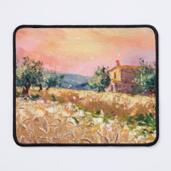 Item preview, Golden Wheat Fields in Provence | French Impressionist Landscape Painting designed and sold by CARRAANN.