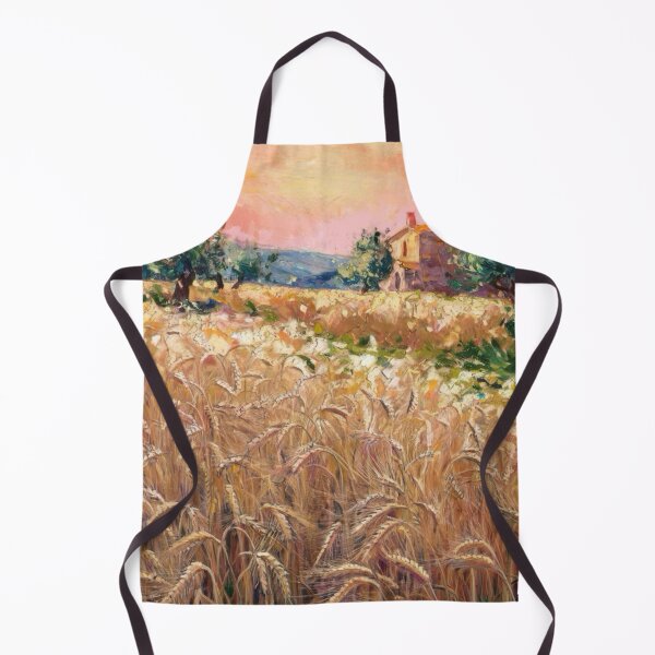 Item preview, Golden Wheat Fields in Provence | French Impressionist Landscape Painting designed and sold by CARRAANN.