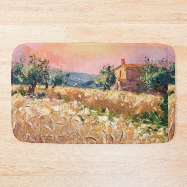 Item preview, Golden Wheat Fields in Provence | French Impressionist Landscape Painting designed and sold by CARRAANN.