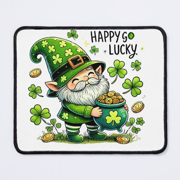 Item preview, A0696 Happy-Go-Lucky Gnome – Cheerful & Whimsical Gnome Art for POD designed and sold by angieart68.