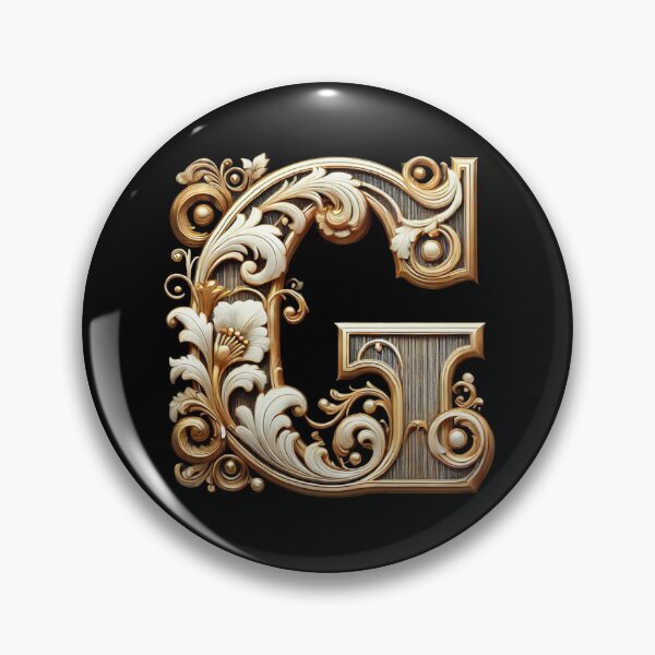 Item preview, Elegant Gold Letter G - Luxurious Monogram Design for a Timeless Touch designed and sold by Blendfactor.