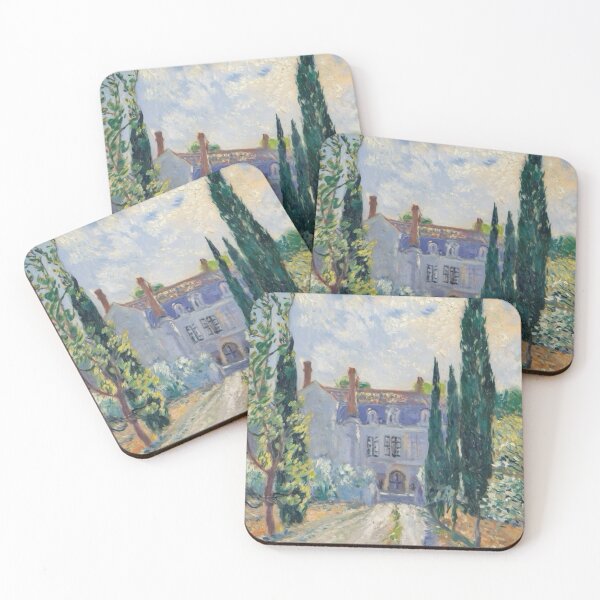 Item preview, French Chateau | Impressionist Art Painting  designed and sold by CARRAANN.