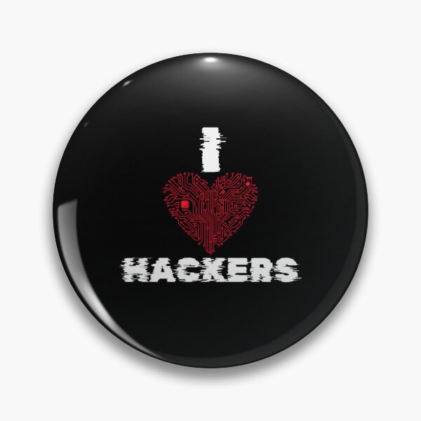 Item preview, I Love Hackers – Cyberpunk Circuit Heart Design designed and sold by Teacher2Nerds.