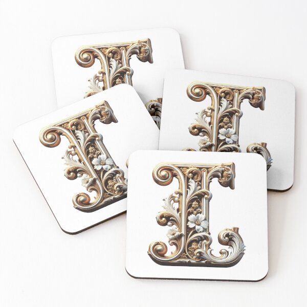 Item preview, Elegant Gold Letter I ( i ) - Luxurious Monogram Design for a Timeless Touch designed and sold by Blendfactor.