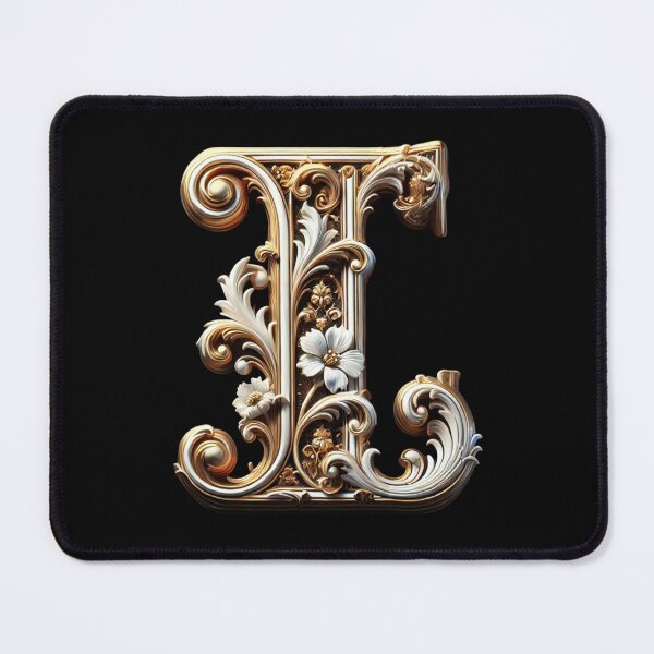 Item preview, Elegant Gold Letter I ( i ) - Luxurious Monogram Design for a Timeless Touch designed and sold by Blendfactor.