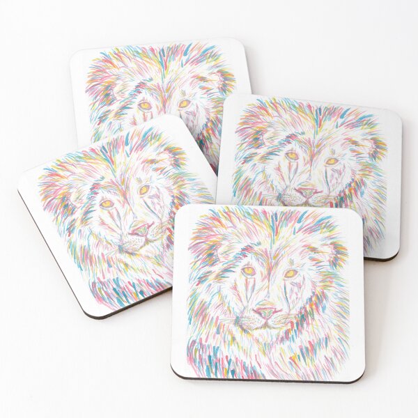 Item preview, Fierce Colorful Lion designed and sold by Harold-Inks.