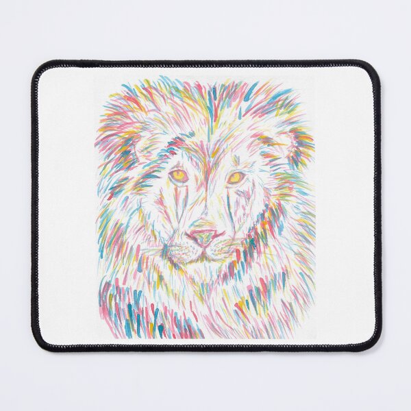 Item preview, Fierce Colorful Lion designed and sold by Harold-Inks.