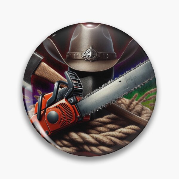 Item preview, ax and chainsaw 3 designed and sold by LevonsCrazyArt.