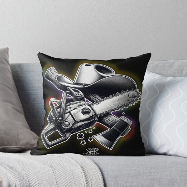 Item preview, ax and chainsaw designed and sold by LevonsCrazyArt.