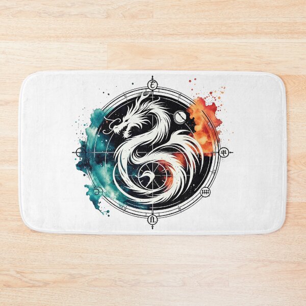 Item preview, Celestial Dragon Circle - Fiery Fantasy Design for Book Lovers designed and sold by H Jonas.