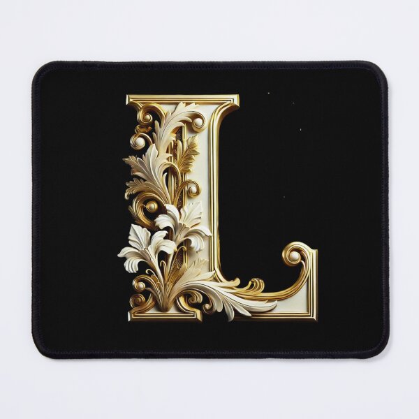 Item preview, Elegant Gold Letter L - Luxurious Monogram Design for a Timeless Touch designed and sold by Blendfactor.