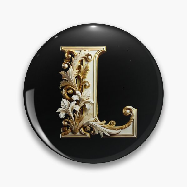 Item preview, Elegant Gold Letter L - Luxurious Monogram Design for a Timeless Touch designed and sold by Blendfactor.