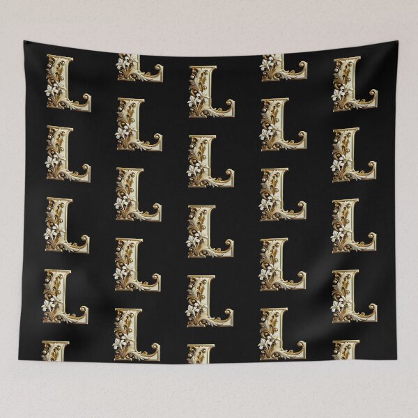 Item preview, Elegant Gold Letter L - Luxurious Monogram Design for a Timeless Touch designed and sold by Blendfactor.