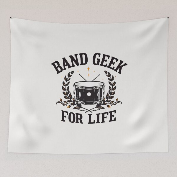 Item preview, Band Geek For Life: Drum Crest  designed and sold by Jollys-ArtShop.