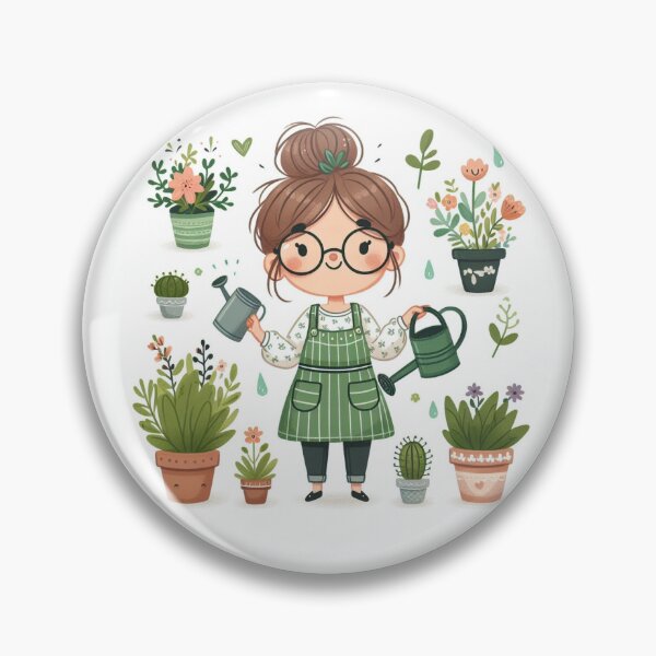Item preview, Plant Lady Gardener #1 designed and sold by Fuzzymooselogs.