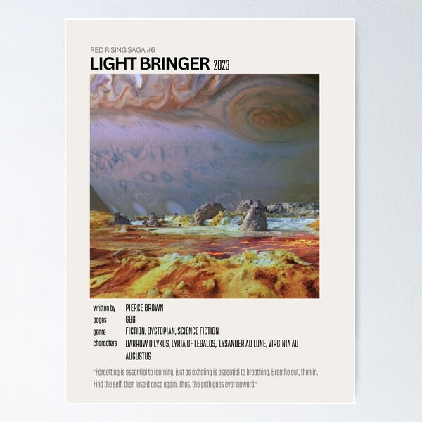 Item preview, Light Bringer Minimalist Poster designed and sold by BasicArtChick.