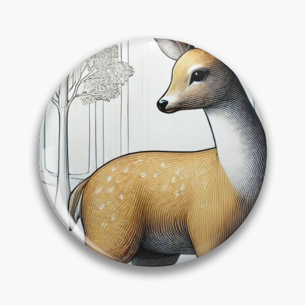 Item preview, Doe in the forest designed and sold by Radu POPOVICI.